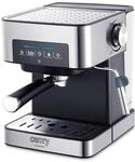 CAMRY CR 4410 Dampfkaffeemaschine, Kaffeemaschine mit Touchpanel, Leistung 850W,