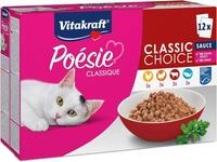 Vitakraft Po&eacute;sie Classique, Nassfutter Katze, Katzennassfutter in Sauce, mit...