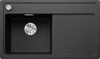 BLANCO ZENAR 45 S-F | Granitsp&uuml;le aus SILGRANIT schwarz | Einbauart: Fl&auml;chenb&uuml;ndig