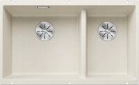 BLANCO SUBLINE 430/270-U | Granitsp&uuml;le aus SILGRANIT softwei&szlig; | Einbauart: Unterbau
