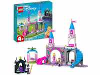 LEGO Disney Princess Auroras Schloss Spielzeug zum Bauen mit Dornröschen, Prinz