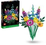 LEGO Botanicals Wildflower Bouquet Set - Artificial Flowers with Poppies and...