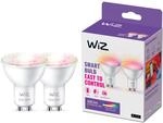 WiZ Tunable White and Color LED Spots GU10 2-er Pack (345 lm), 50 W Kunststoff Spot