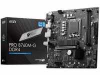 MSI PRO B760M-G DDR4 Mainboard, Micro-ATX - Unterstützt Intel 12th & 13th Gen...