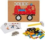 Small Foot H&auml;mmerchenspiel Fahrzeuge der Stadt aus Holz, mit Korkbrett und...