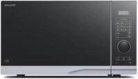 SHARP YC-PG284AE-S Mikrowelle mit Grill (900 W, 28 L, 10 Leistungsstufen,