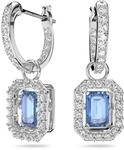 Swarovski Una Ohrringe, Rhodinierte H&auml;ngeohrringe mit Strahlenden Swarovski