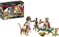 PLAYMOBIL Asterix 71270 C&auml;sar und Kleopatra, Leopard und eine Chaiselongue,