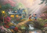 Schmidt Spiele 59928 Thomas Kinkade, Disney, Mickey & Minnie in Hawaii, 500...