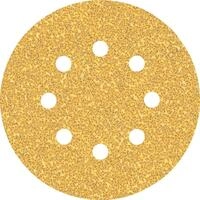 Bosch 5x EXPERT C470 Schleifblatt mit 8 L&ouml;chern (f&uuml;r Farbe auf Holz, Hartholz, &Oslash;