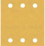 Bosch 10x EXPERT C470 Schleifblatt mit 6 L&ouml;chern (f&uuml;r Farbe auf Holz,...