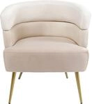 Kare Design Sessel Sandwich, Beige, 74x65x64 cm, Polstersessel, Cocktailsessel,