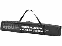 ATOMIC DOUBLE SKI BAG Schwarz - Skitasche für zwei Paar Ski & Stöcke -