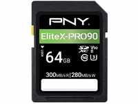 PNY 64GB X-PRO 90 Class 10 U3 V90 UHS-II SD Flash Memory Card