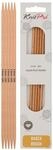 KnitPro Basix Birch Strumpfstricknadeln 5-St&uuml;cke, 20 cm L&auml;nge x 4.00 mm St&auml;rke,