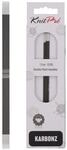KnitPro Carbonz Strumpfstricknadeln 5-St&uuml;cke, 20 cm L&auml;nge x 1.50 mm St&auml;rke,