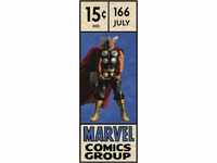 Komar Marvel Vlies Fototapete - Thor Retro Comic Box - Größe: 100 x 280 cm...