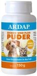 ARDAP Zecken und Floh Puder 150g - F&uuml;r Hunde und Katzen - Zum Einstreuen in...