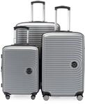 Hauptstadtkoffer Mitte Kofferset (55/68/77 cm) 273 L, Silber | ABS-Hartschale &middot;