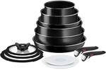 Tefal Ingenio Easy On 13-teiliges Topf und Pfannenset abnehmbarer Griff, stapelbar,