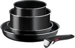 Tefal Ingenio Easy On Pfannen-Set, 2-teilig, 22/28 cm + 2 Stielkasserolle 16/20 cm +