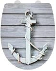 WENKO WC-Sitz Toilettendeckel mit Absenkautomatik (Softclose), abnehmbar durch
