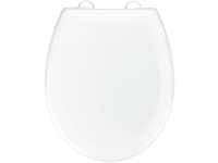 WENKO WC-Sitz Solaro, stabiler Premium Thermoplast WC-Sitz in Weiß mit...