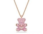 Swarovski Teddy Anh&auml;nger, B&auml;r, Rosa, Ros&eacute;gold-Legierungsschicht