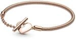Pandora Armband Moments "Gravierbares Herz" T-Verschluss 14k ros&eacute;vergoldet 589285C00