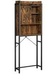 VASAGLE Toilettenregal, mit Schrank, Stahlgestell, 64 x 24 x 171 cm |...