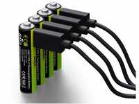 VERICO LoopEnergy Wiederaufladbare USB-C Batterie AAA 1,5V 900mWh (600mAh)...