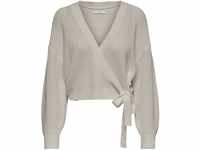 ONLY Damen Pullover 15236624 Pumice Stone M