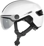 ABUS Stadthelm HUD-Y ACE - stylischer Fahrradhelm mit Visier und magnetischem,