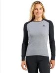 Odlo Thermounterw&auml;sche f&uuml;r Damen Active Warm im Set | Dunkelgrau Grau meliert 