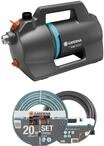 Gardena Gartenpumpe 4200 Silent Set: Sehr leise, innovative Bew&auml;sserungspumpe mit