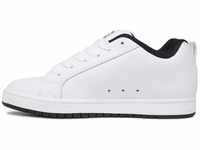 DC Shoes Herren Court Graffik Skate Shoe, White/Black/Black, 55 EU