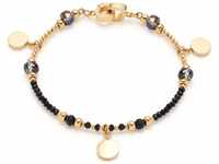 Leonardo Jewels Clip&Mix Cesira Armband aus Edelstahl, goldfarbene...