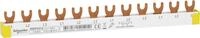 Schneider Electric Phasenschiene Gabel Resi9, 3-polig, 12TE, 63A, k&uuml;rzbar,