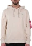 Alpha Industries X-Fit Hoody Kapuzensweat f&uuml;r Herren Jet Stream White