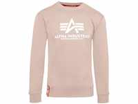 Alpha Industries Herren Basic Pullover Sweatshirt, Blass Pfirsich, XL
