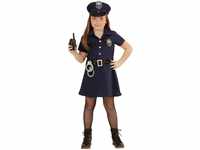 "POLICE GIRL" (dress, belt, hat, handcuffs, radio) - (140 cm / 8-10 Years)