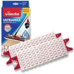 Vileda Ultramax Power Ersatzbez&uuml;ge Doppelpack | Mikrofaser Wischmopp-Bezug f&uuml;r alle