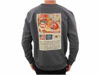 Alpha Industries USN Blood Chit Sweater Sweatshirt für Herren Greyblack