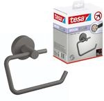 tesa Moon Grey Toilettenpapierhalter,matt grau - Rollenhalter ohne Deckel f&uuml;r B&auml;der
