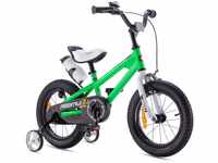 RoyalBaby Freestyle Kinderfahrrad Jungen Mädchen Fahrrad 20 Zoll Grün