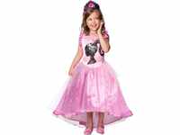 Rubie's offizielles Barbie Prinzessin Kostüm, Mädchen, Rosa, Medium 5-6 Jahre,