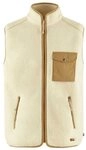 Fj&auml;llr&auml;ven Herren Vardag Pile Fleece Weste, Chalk White/Buckwheat Brown, S