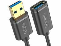 UNITEK Kabel USB 3.0 A Stecker auf USB A Buchse/Verlängerungskabel / 0,5 Meter,