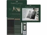 Faber-Castell 115224 - Bleistifte Set Pitt Graphite Matt & Castell 9000,...