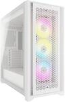 Corsair iCUE 5000D RGB Airflow Mid-Tower-Geh&auml;use, True White &ndash; 3 &times; AF120 RGB
